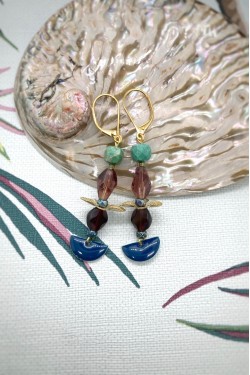 Boucles d'oreilles Camélia N°30