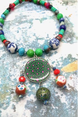 Collier Millefiori