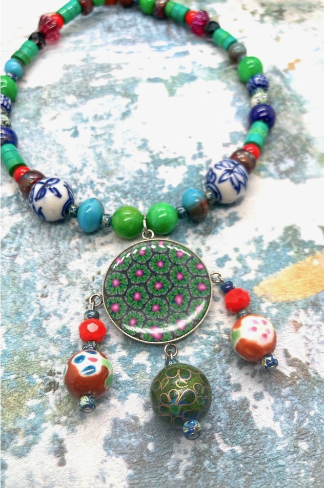 Collier Millefiori